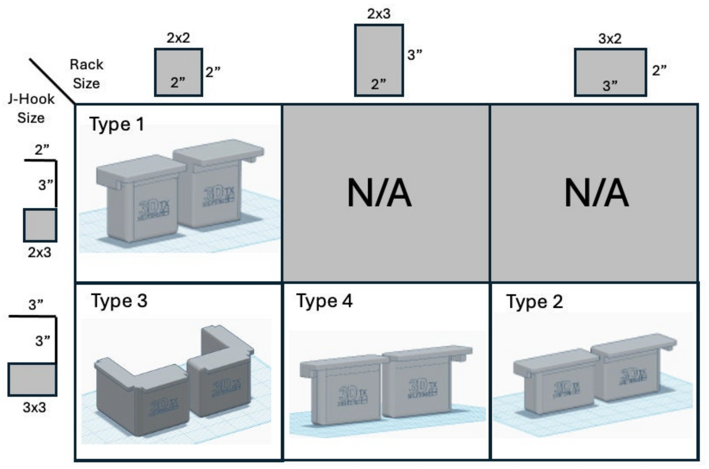 Rack Adapter for Power Racks (Fix Loose J Cups)