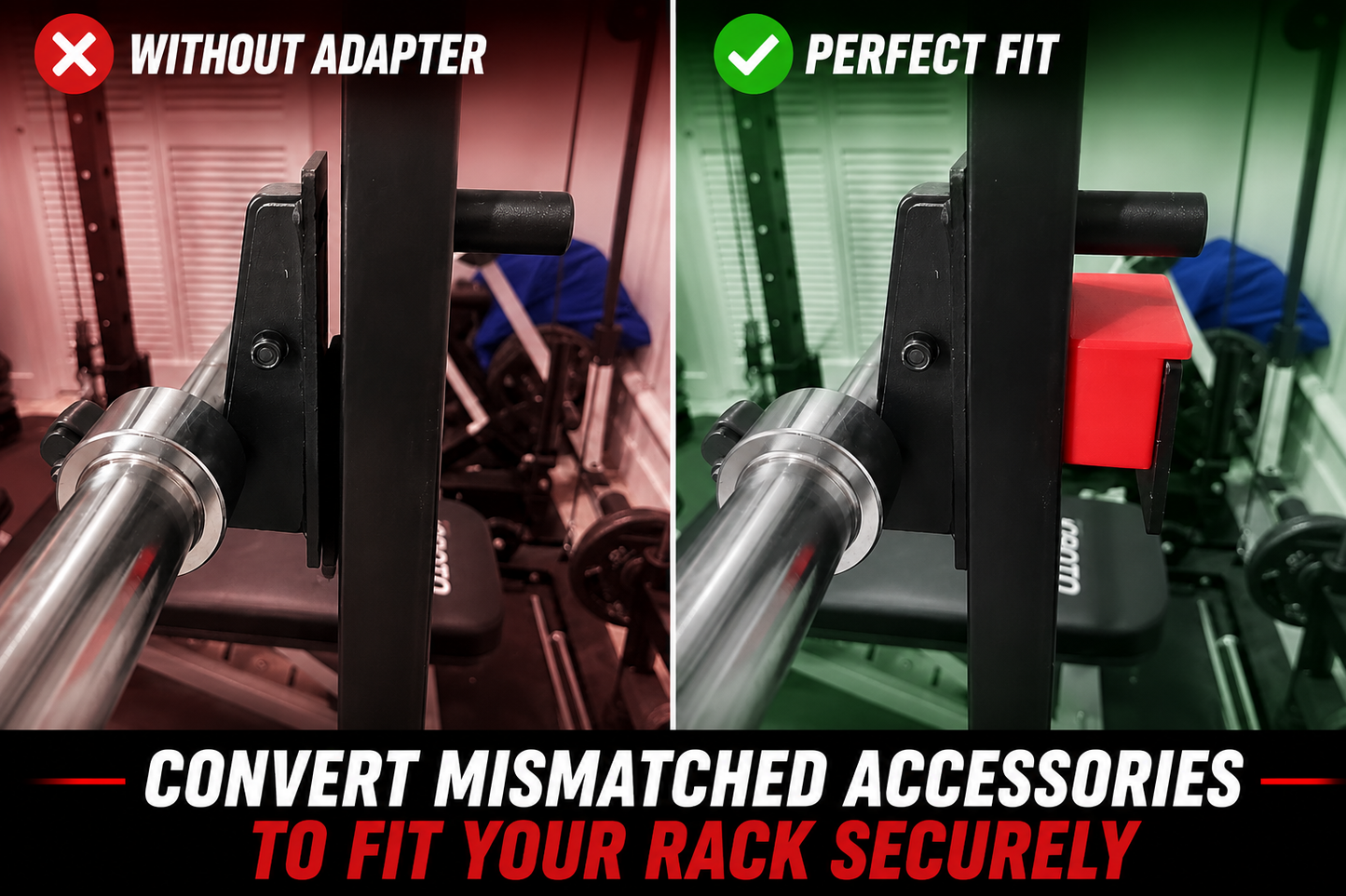 U-Cups Adapter for Non-Standard Rack Systems
